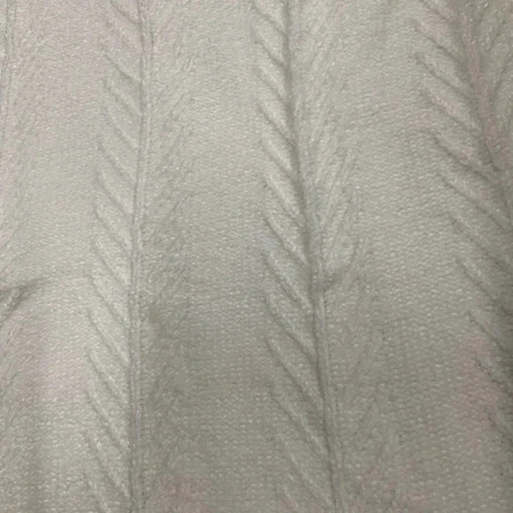 NWT ORVIS Sweater Womens Large Chenille Textured Knit Rib Trim Pullover Cream - Picture 5 of 7